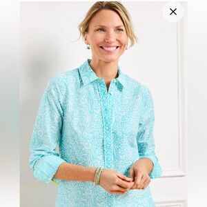 Talbots Modern Classic Shirt - Majestic Paisley